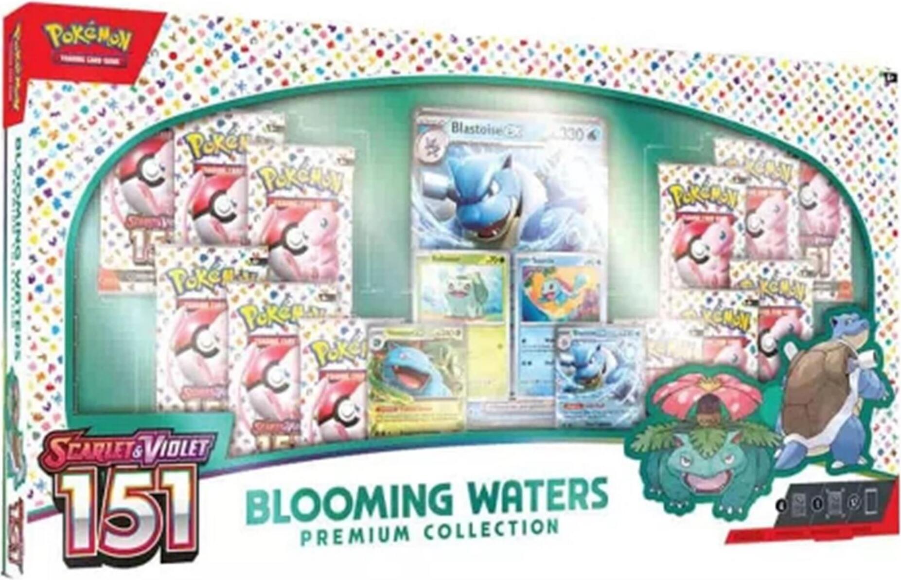 TCG Scarlet And Violet 151 Blooming Waters Premium Collectionbeschädigt