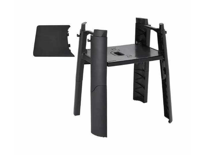 Weber Stand für Lumin Stand – Grill Ablage/Grill Rollwagen/Grill Erweiterung – schwarz