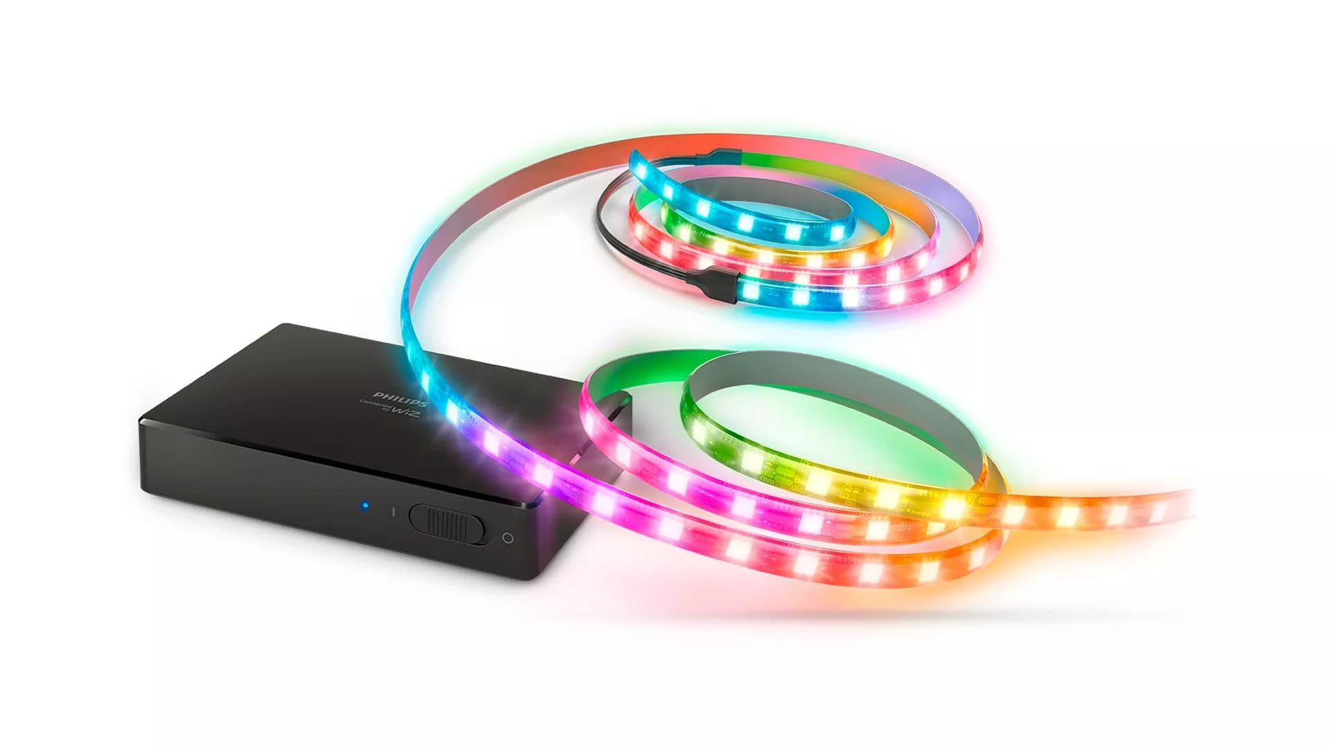 Philips HDMI 2 Sync Box 8K mit Hintergrundbeleuchtung f. TV von 55"-65" LED Set für intelligente Beleuchtung 3800 mm Multi 8721103157454