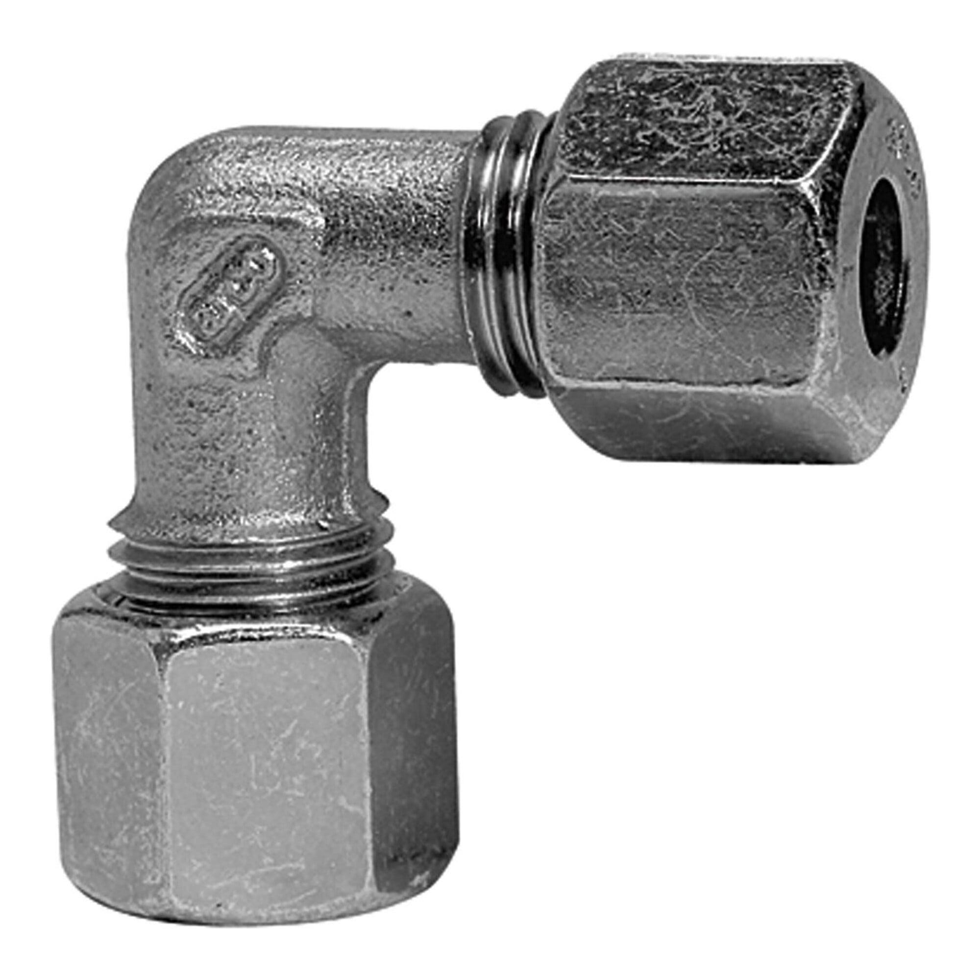 Riegler Winkel-Verschraubung, Rohr-Außen-Ã˜ 12 mm, Stahl verzinkt, V 77)