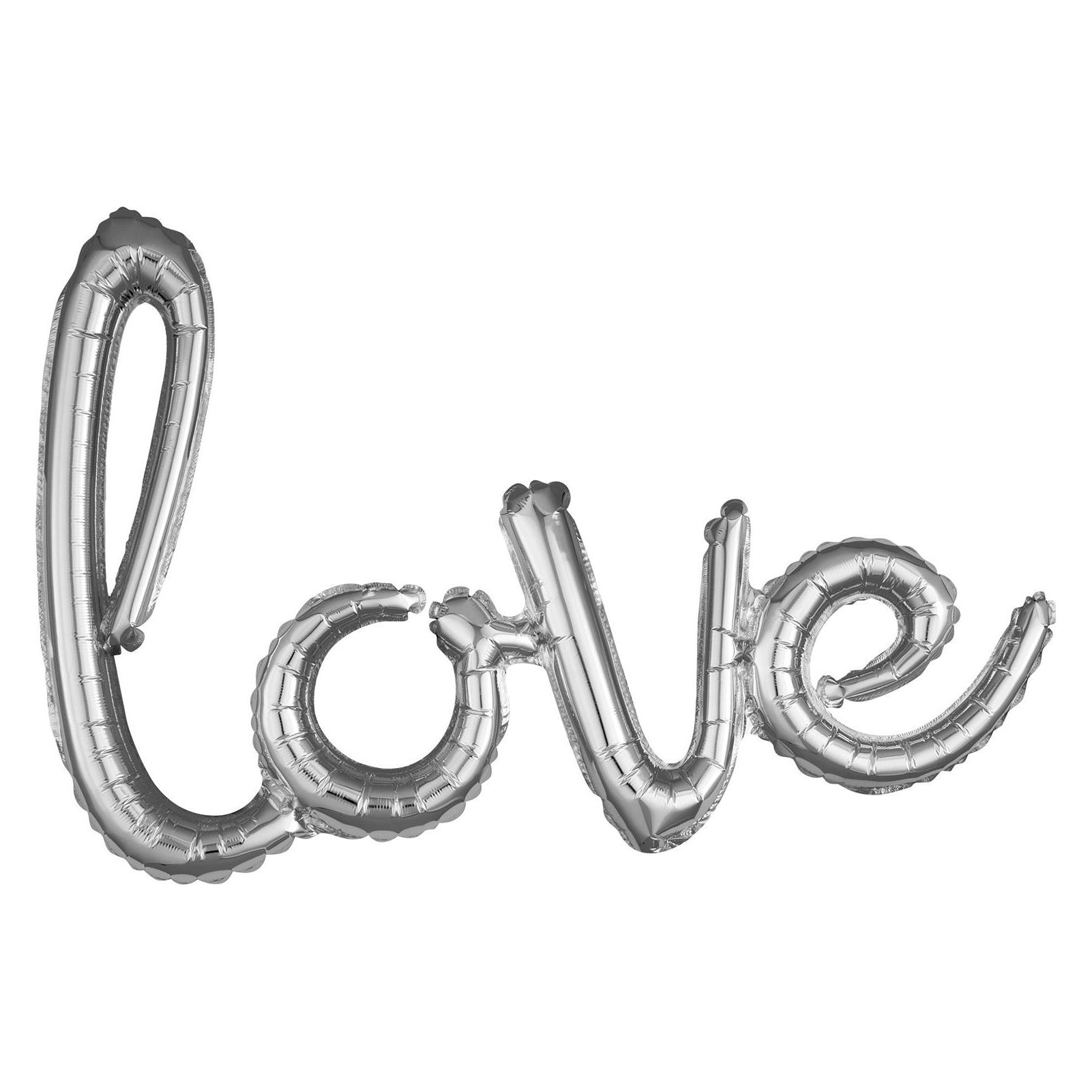 Amscan FB Satz Love silber x (5x) (3669511)