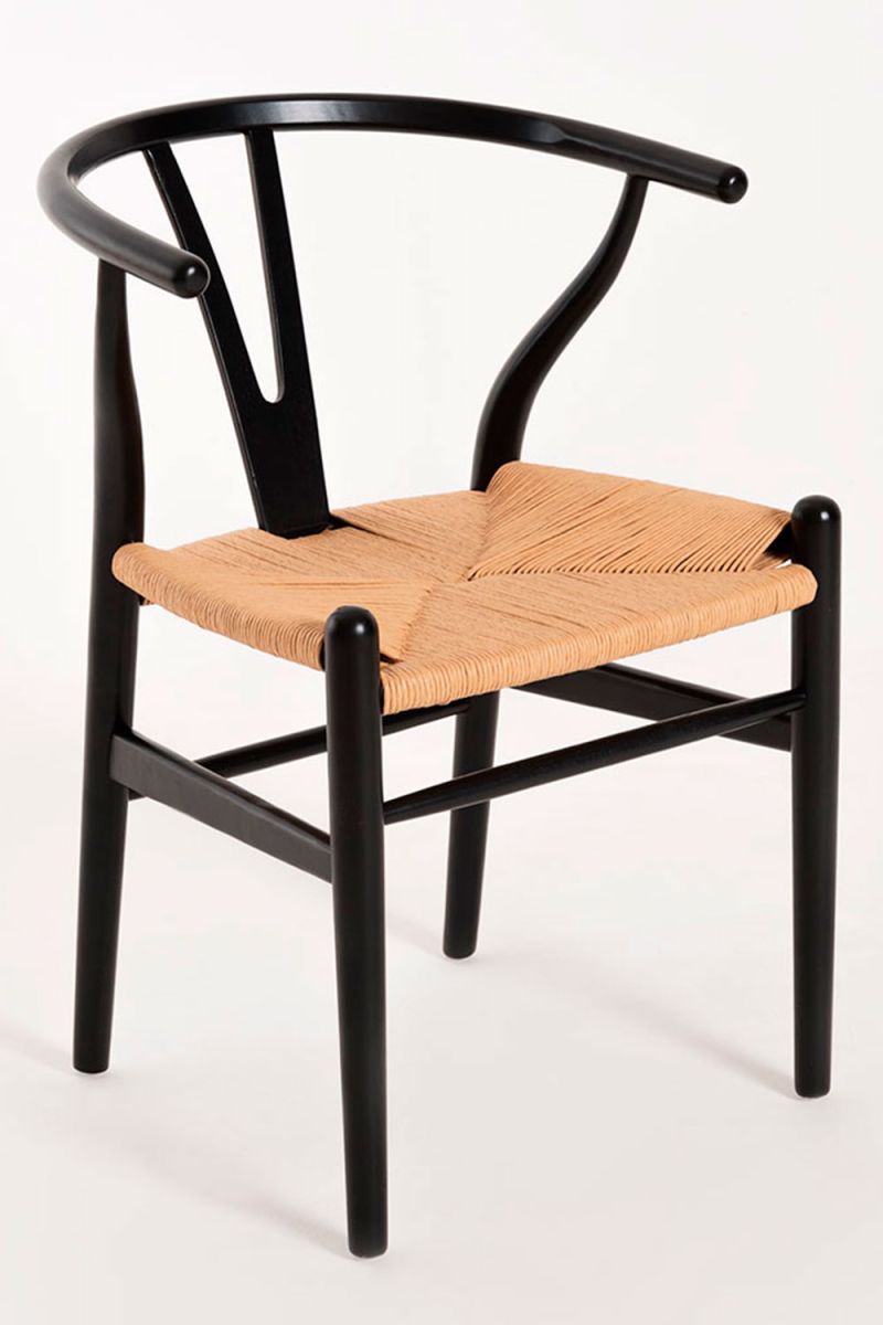 RegalosMiguel Pack 2 Sillas Wis Madera - Negro