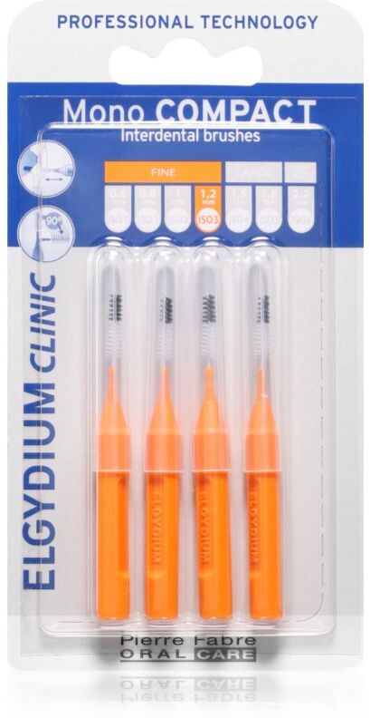 Elgydium Mono Compact brossette interdentaire Orange 4 pcs
