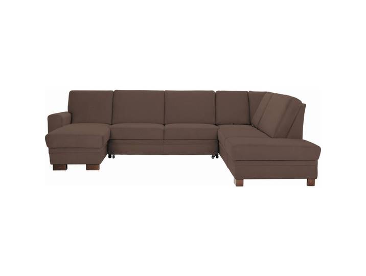 Beldomo System Wohnlandschaft, Hellbraun, Holz, 5-Sitzer, U-Form, 319x241 cm, Goldenes M, Typenauswahl, Bettkasten erhältlich, Lederauswahl, Stoffauswahl, seitenverkehrt Bettfunktion Hocker Rückenfutter, Wohnzimmer, Sofas & Couches, Wohnlandschaften, Wohnlandschaft U-Form
