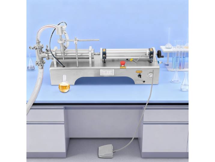 Machine de remplissage pneumatique de liquides BYMAOCAR 100-1000 ml, remplisseuse horizontale automatique pour miel et parfum
