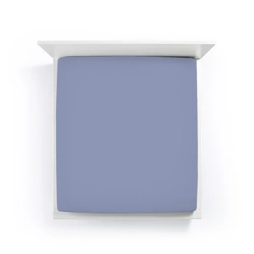 Bella Donna Jersey La Piccola Topperhoeslaken blauwgrijs 160x190-200 cm