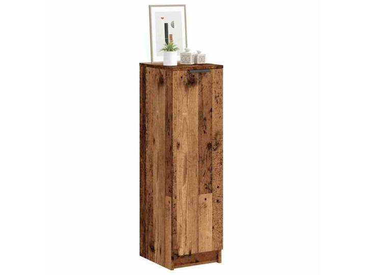 Armoire à chaussures-Meuble à chaussures-Étagère de rangement vieux bois 29 5x35x100 5cm bois ingénierie 193583