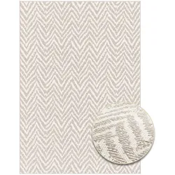 In- und Outdoorteppich AURORA - Ecru Flow - 80x150cm