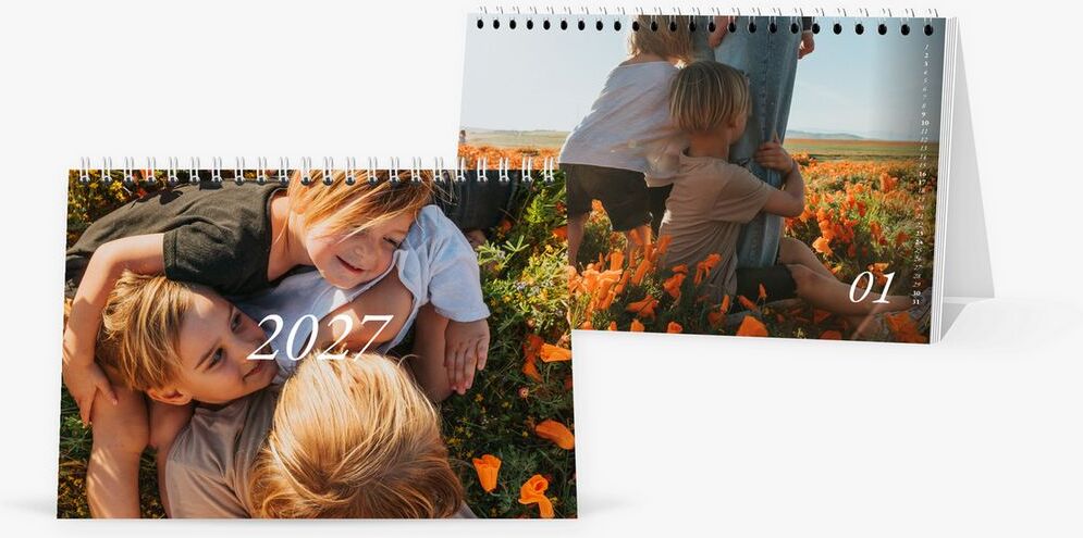 Myposter Tischkalender 2027 mit eigenen Fotos gestalten