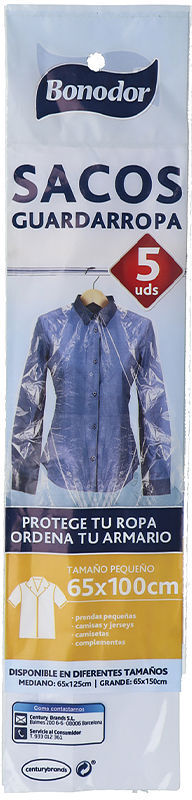 Bonodor GARDE-ROBE vestes 65 x 100 5 u