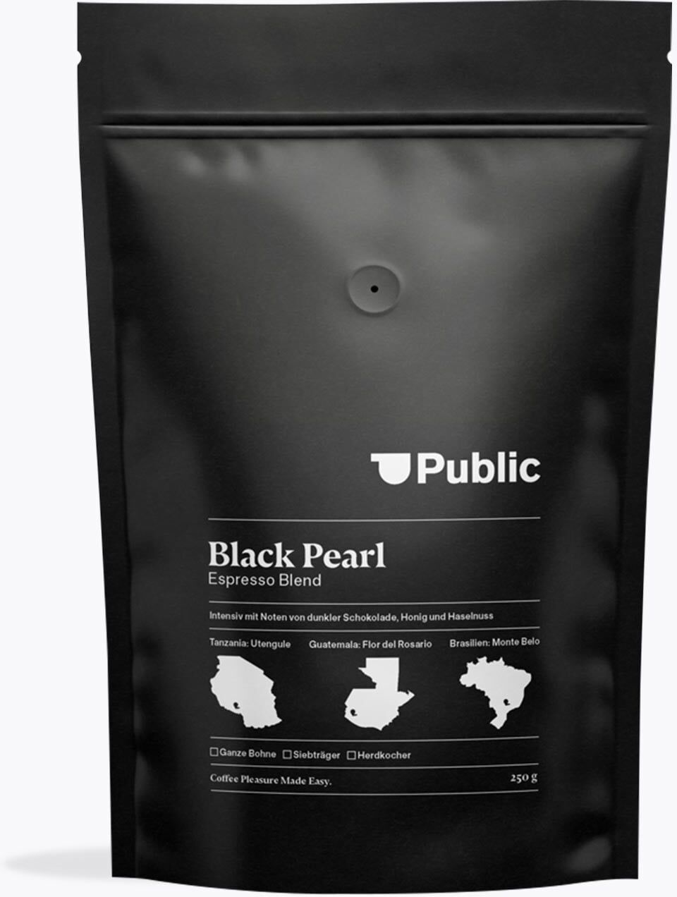 Public Coffee Roasters Black Pearl Espresso 250g