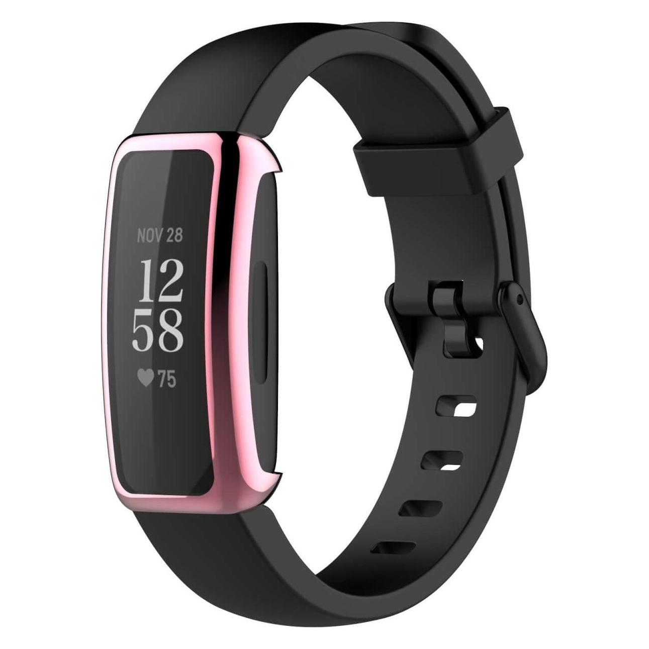 Cover-Discount Fitbit Inspire 3 - Gummi Schutz Case rosa (EDA003765901A)
