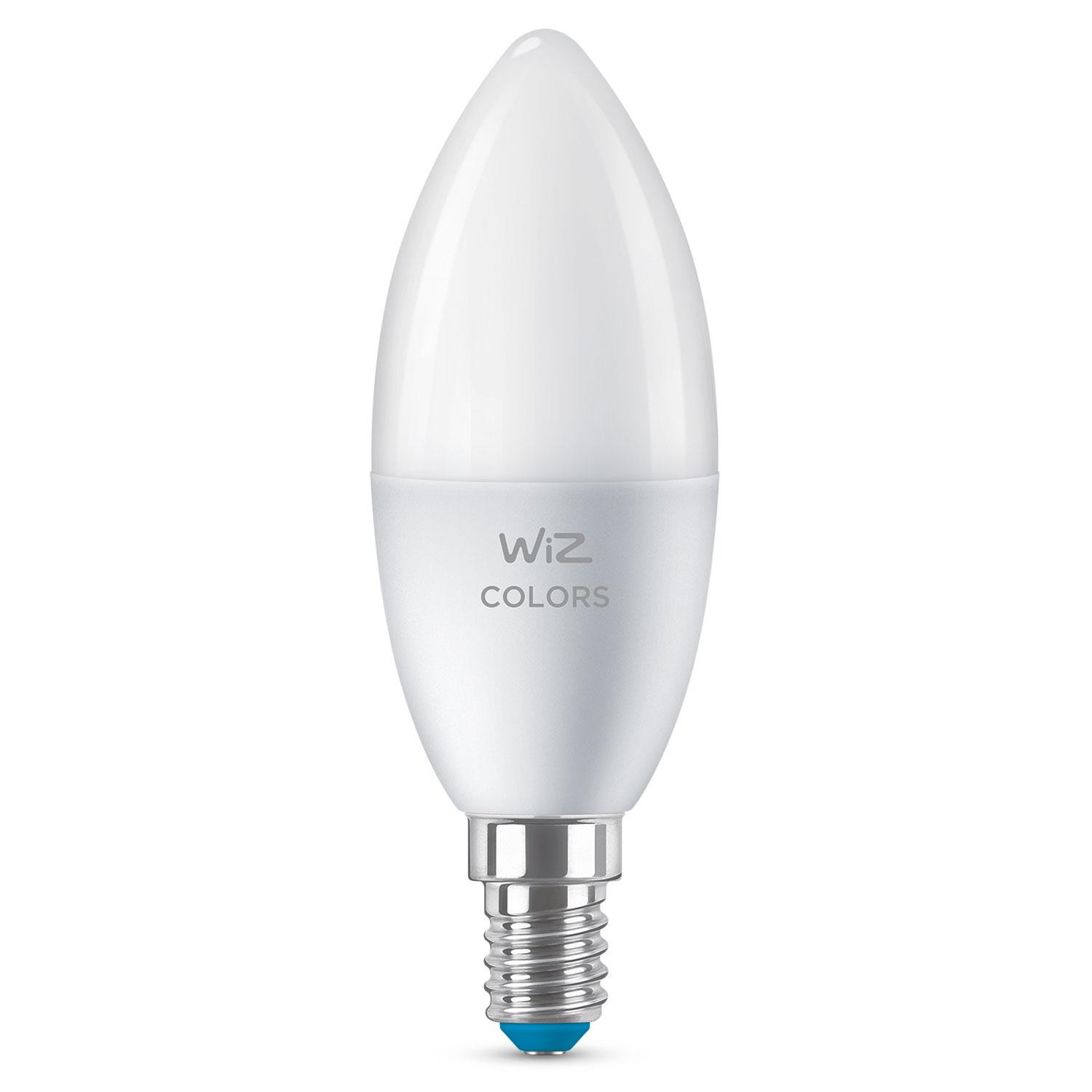 WiZ Smart Home LED Kaarslamp E14 RGB Wit met WiFi