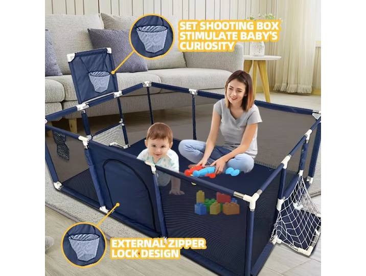 IMBABY parc pour enfants aire de jeux intérieure pour enfants barrière de protection de sécurité grande piscine sèche pour enfants parc de jeu de sport