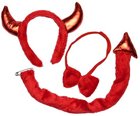 Set "Teufel", rot