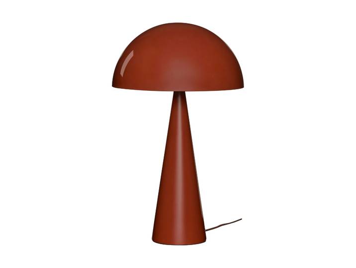 Hübsch Mush Tischleuchte Brown, tall 50 cm