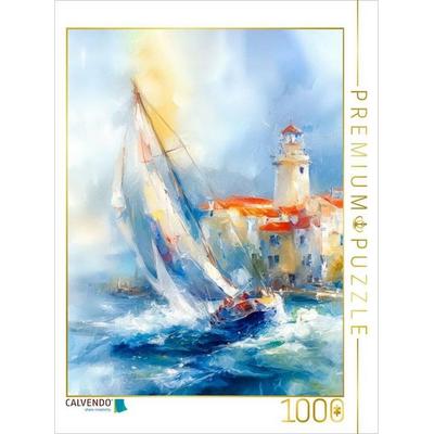 CALVENDO Puzzle Segeln an den Küsten des Mittelmeers | 1000 Teile Lege-Größe 64x48cm Foto-Puzzle für glückliche Stunden, Sonstige von , Calvendo
