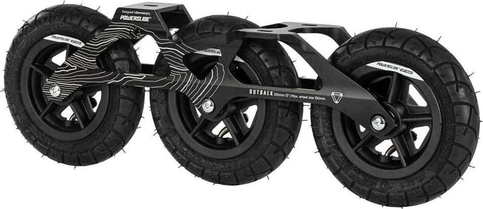 Powerslide Outback Trinity 150 Inline-skates Schwarz 328 mm Schwarz 328 mm