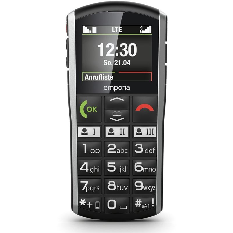 Emporia SIMPLICITY-LTE 4G 64MB, 32MB RAM, Schwarz