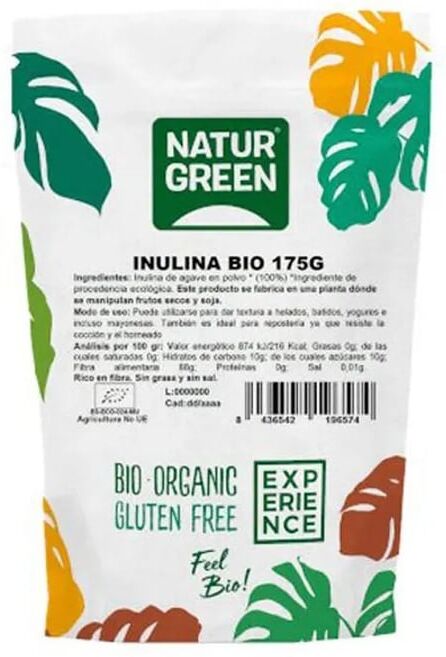 NaturGreen Experience Inulina Sin Gluten Bio 175 g