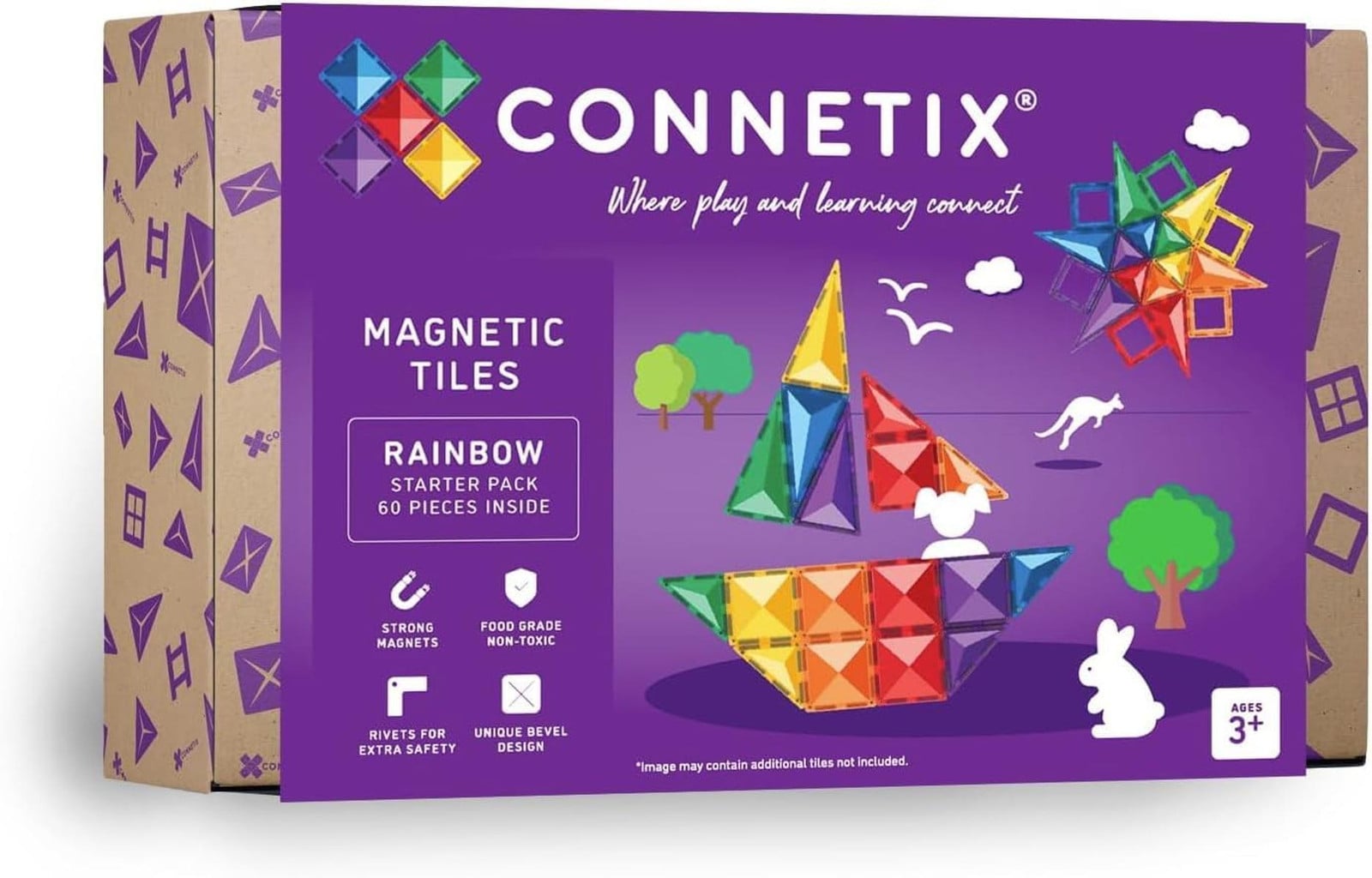 Connetix Tiles Magnetic Kit met 60 stuks