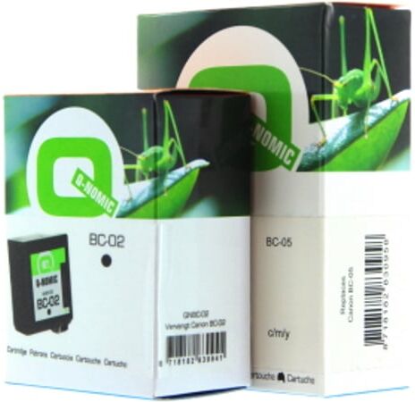 Q-Nomic Pack BC-02 (negro) + BC-05 (tri-color)