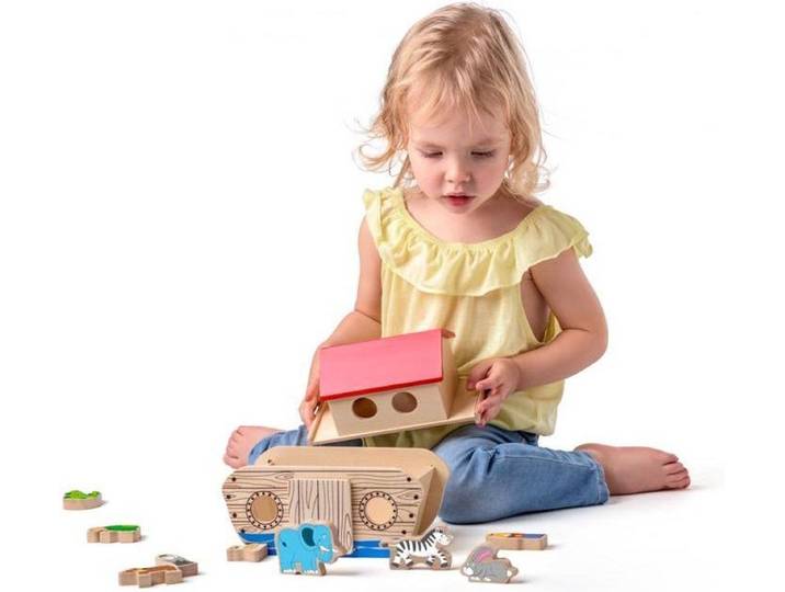 Woody Woody Ark van Noach - Speelset 13 delig - Duurzaam hout