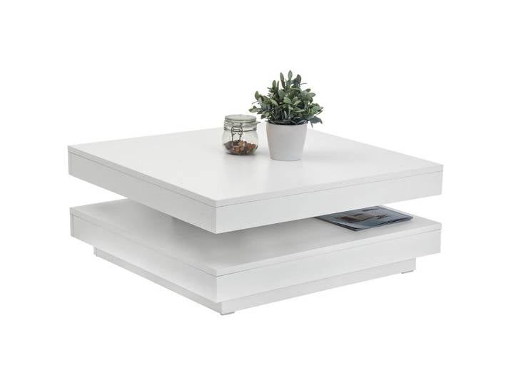 Boxxx Couchtisch, Weiß, quadratisch, Sockel, 67x35x67 cm, Wohnzimmer, Wohnzimmertische, Couchtische