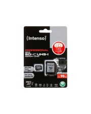 Intenso Flash-Speicherkarte microSDXC-an-SD-Adapter inbegriffen 64 GB UHS Class 1 / Class10 microSDXC UHS-I (3433490)