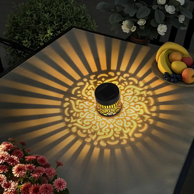 Outdoor Solar Garden Lights Solar Wall Lights IP65 Metal Outdoor, Wall Theme Fence Lights Garden, Backyard Decoration Outdoor Front Door Lantern 1pc 1w