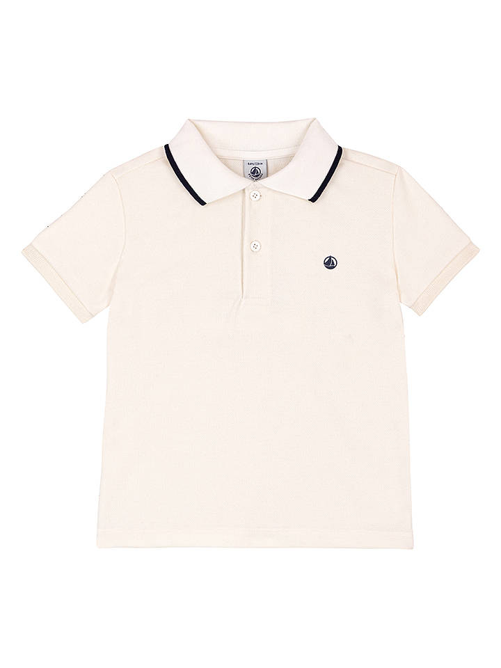 PETIT BATEAU Poloshirt in Beige - 128
