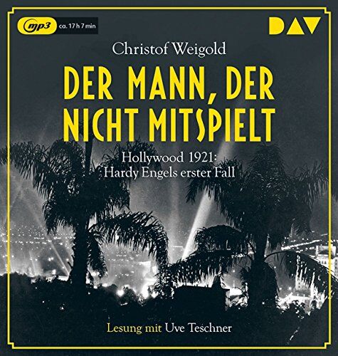 Christof Weigold - Der Mann, der nicht mitspielt: Hollywood 1921: Hardy Engels erster Fall (2 mp3-CDs) - Preis vom 11.10.2026 03:10:56 h