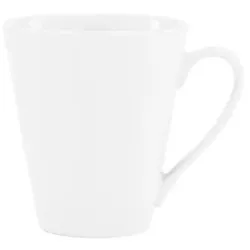 6er-Set CreaTable Kaffeebecher Base 300 ml Porzellan Weiß