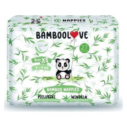 Bamboolove disposable diapers R.XS 27 pcs. (Gr. 0, Tragepack, 27 Stk.) (BAM000005)