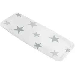 Kleine Wolke Dusch- und Wanneneinlage Stars, Silbergrau Duscheinlage 55 x 55 cm