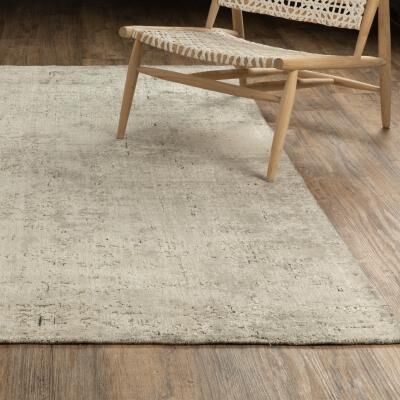 Style Haven Somerset Textured Abstract Beige/ Charcoal Hand-made Wood Blend Area Rug