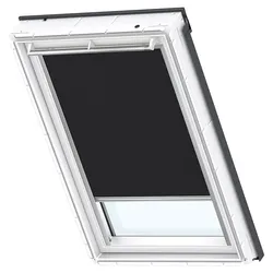 VELUX Verdunkelungsrollo Uni Schwarz 3009, CK04, Aluminiumschiene,Elektro,GGL,VELUX
