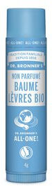 Dr. Bronner's Baume à Lèvres Bio Non-Parfumé Soins Visage