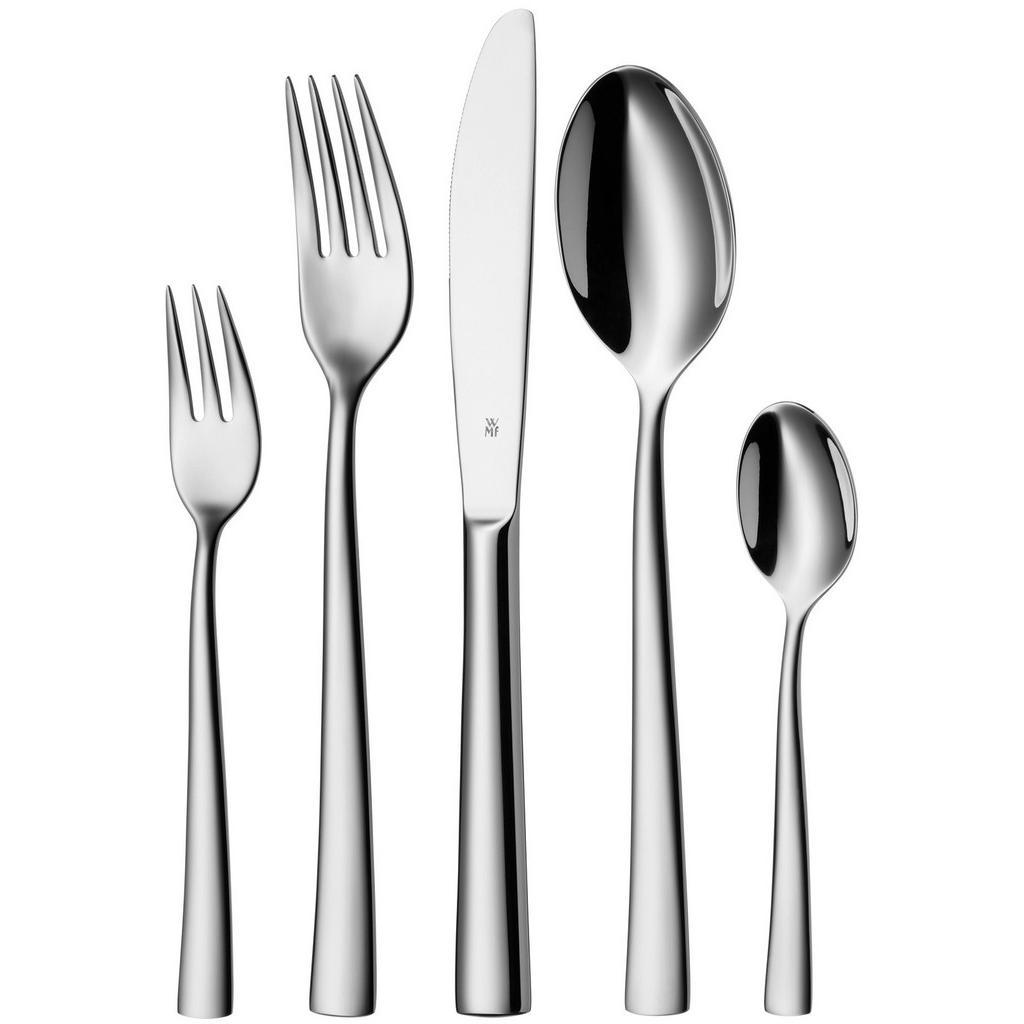WMF Besteck-Set , Edelstahlfarben , Metall , 60-teilig , rostfrei , Besteck, Besteck-Sets