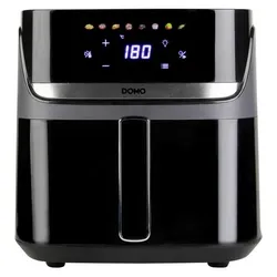 Domo Heissluft-Fritteuse 2800 W Schwarz, Silber, Fritteuse, Schwarz, Silber