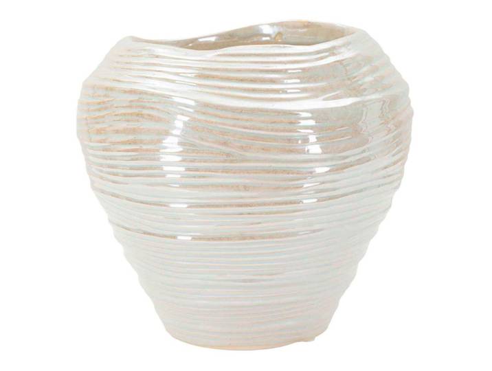 VASE Round Vase Perlmutt B: 22 cm
