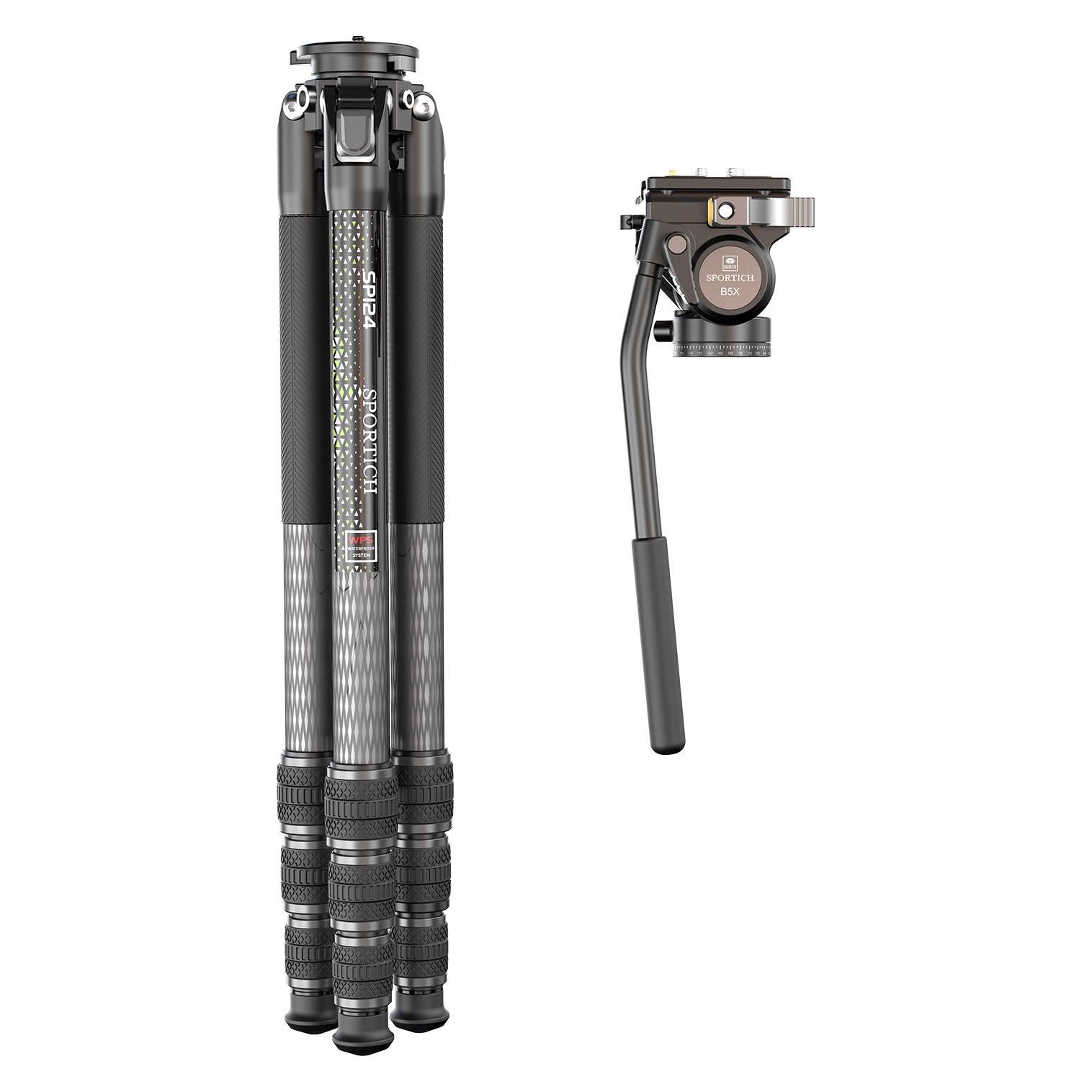 Sirui Sportich Carbon-tativ SP124+B5X (Carbon, Metall) (SP124+B5X)