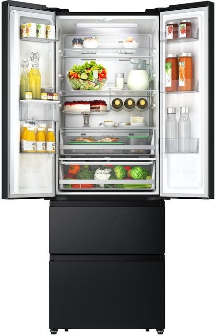 Hisense Frigorifero Combinato 4 Porte RF632N4WFE1 485 l Black Inox
