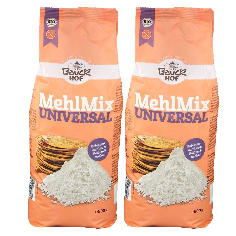Bauckhof Bio Mehl-Mix Universal 2x800 g Pulver