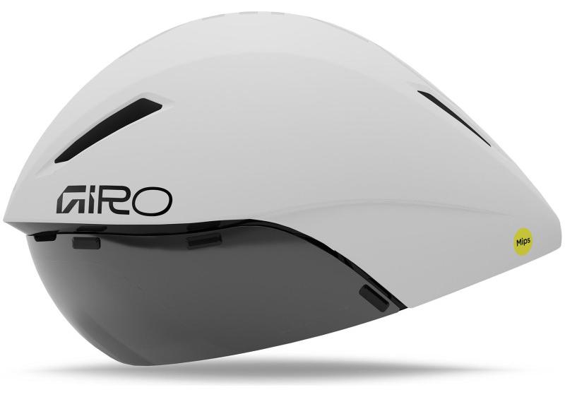 Helm Giro AeroHead Mips aerodynamisch TT/tri weiß-silber matt größe L (59-63 cm) 38900-067-L