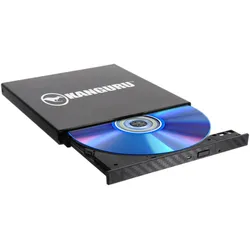 iStorage Kanguru Slim Blu-Ray Burner 6x, Optisches Laufwerk, Schwarz