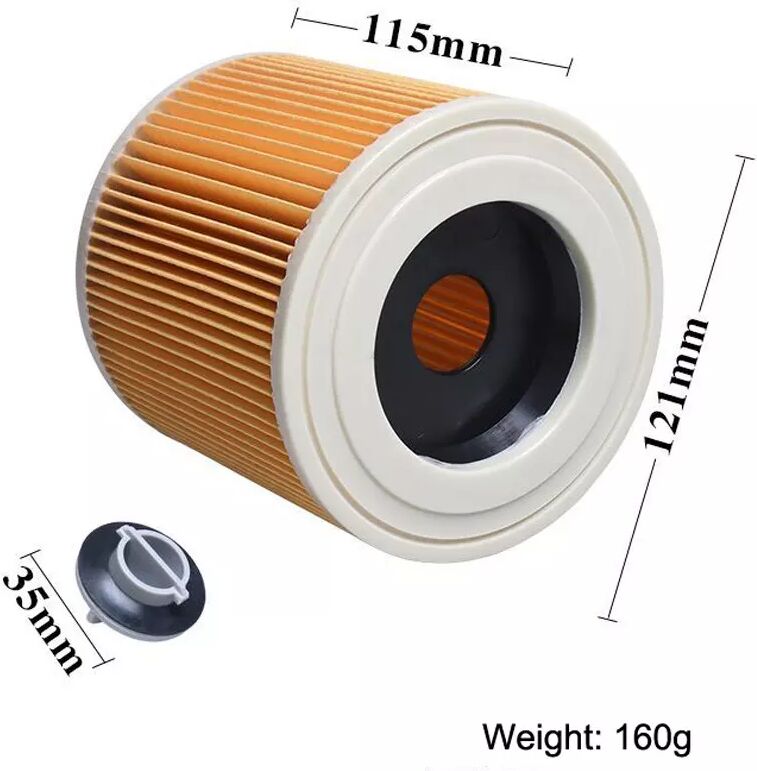 INF Filtre HEPA pour Kärcher WD2/WD3/MV3/MV2/A2004/A2054/A2204/A2656