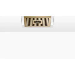 Dornbracht Regenbrause für Deckeneinbau, mit LED-Beleuchtung, 300x240mm, 28044980-39, Farbe: Dark Brass gebürstet