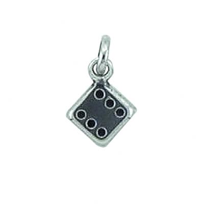 Kettenanhänger ADELIA´S "Anhänger Würfel 925 Silber", schwarz (silber), Schmuckanhänger, Damen, Silber 925 (Sterlingsilber), Kettenanhänger, Silberanhänger Würfel