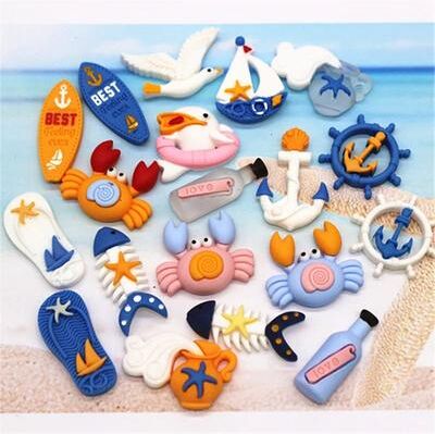 Uplift Treasures Mini Resin Beach Nautical DIY Craft Set m 10pcs